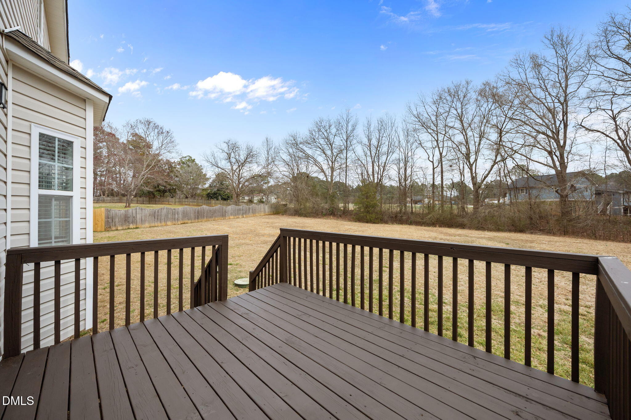 1305 Tawny View Lane Raleigh, NC 27603 - Photo 33 of 47 a view of balcony with wooden floor and fence