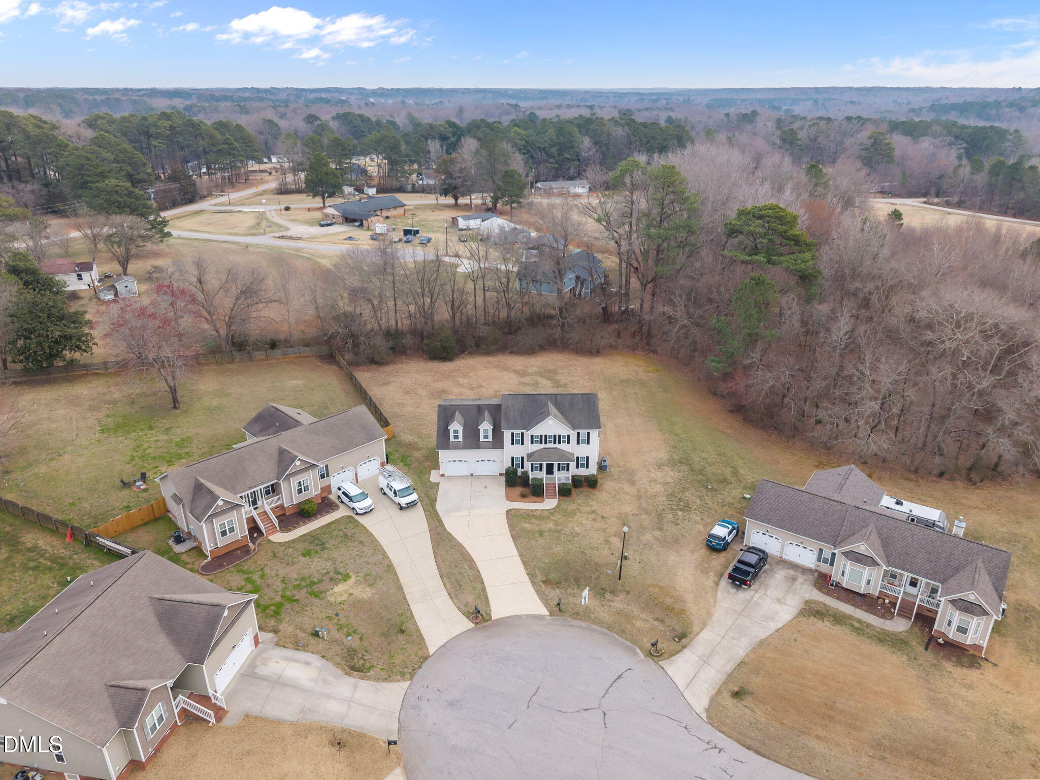 1305 Tawny View Lane Raleigh, NC 27603 - Photo 44 of 47 an aerial view of a house with a yard