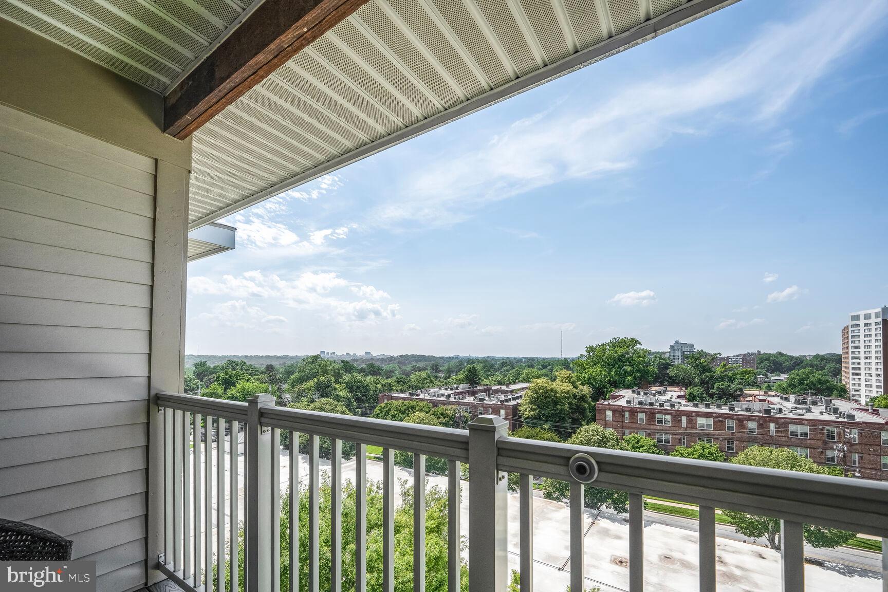 8045 Newell Street, Unit 516 Silver Spring, MD 20910 - Photo 25 of 33 a view of a balcony with an outdoor space