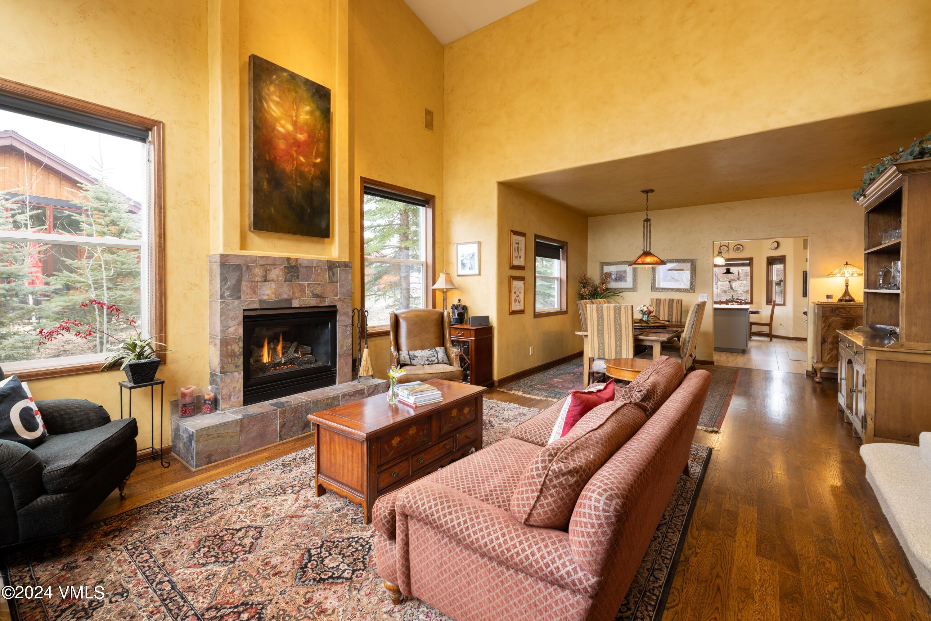 46 Andover Trail, Unit A Edwards, CO 81632 - Photo 2 of 27 a living room with furniture fireplace and a table