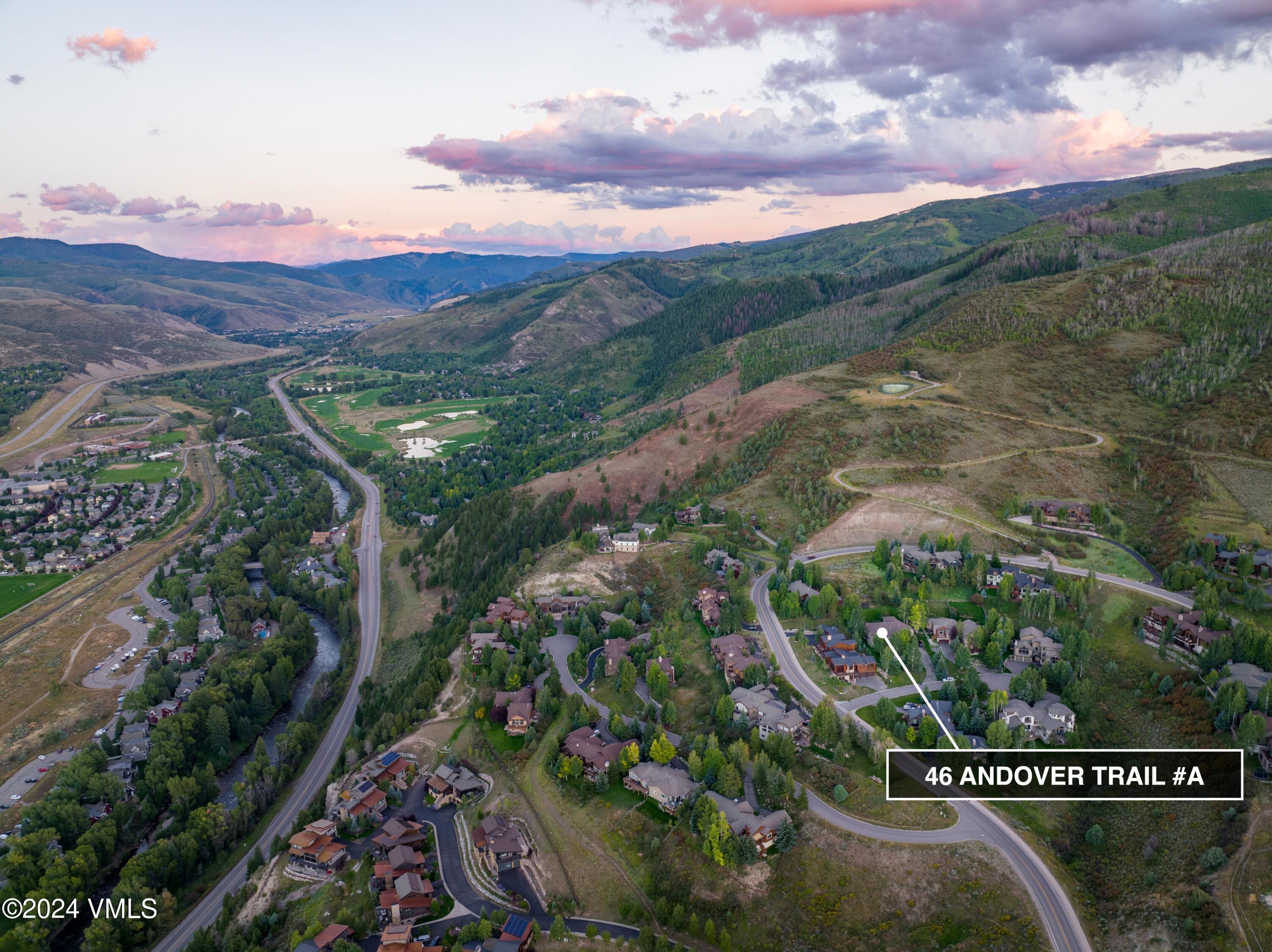46 Andover Trail, Unit A Edwards, CO 81632 - Photo 27 of 27 a view of a street with a top of mountains in the background