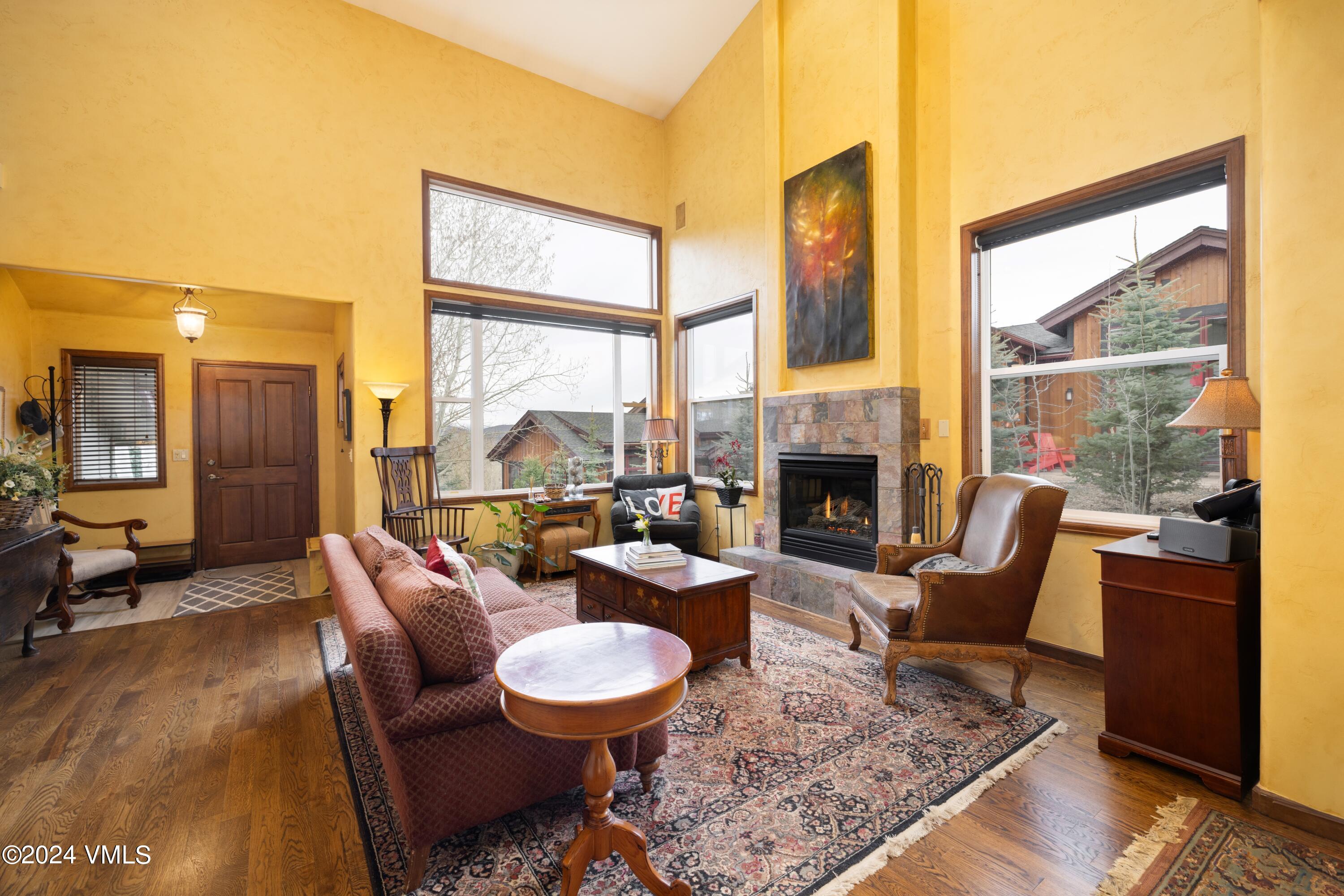 46 Andover Trail, Unit A Edwards, CO 81632 - Photo 3 of 27 a living room with furniture and a fireplace