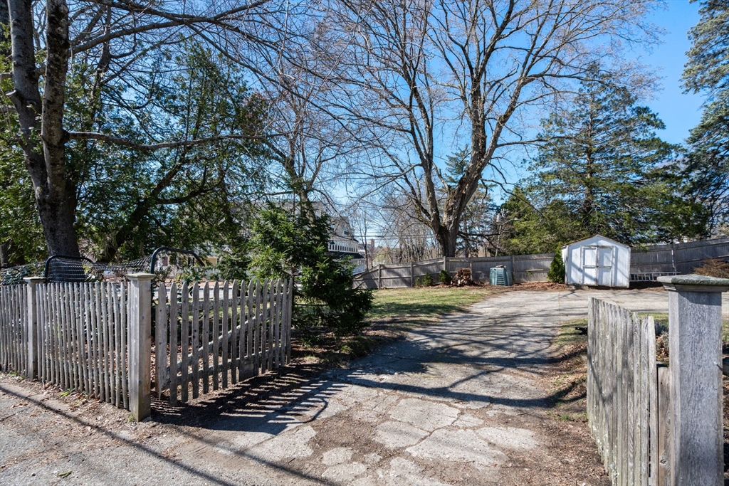2 Brooks Street Maynard, MA 01754 - Photo 33 of 42 a view of a entrance gate of a house