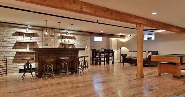 453 West Saddle River Road Upper Saddle River, NJ 07458 - Photo 20 of 28 a kitchen with lots of wooden furniture dining table and chairs