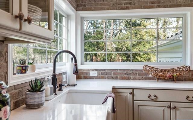453 West Saddle River Road Upper Saddle River, NJ 07458 - Photo 8 of 28 a kitchen with a sink and a large window
