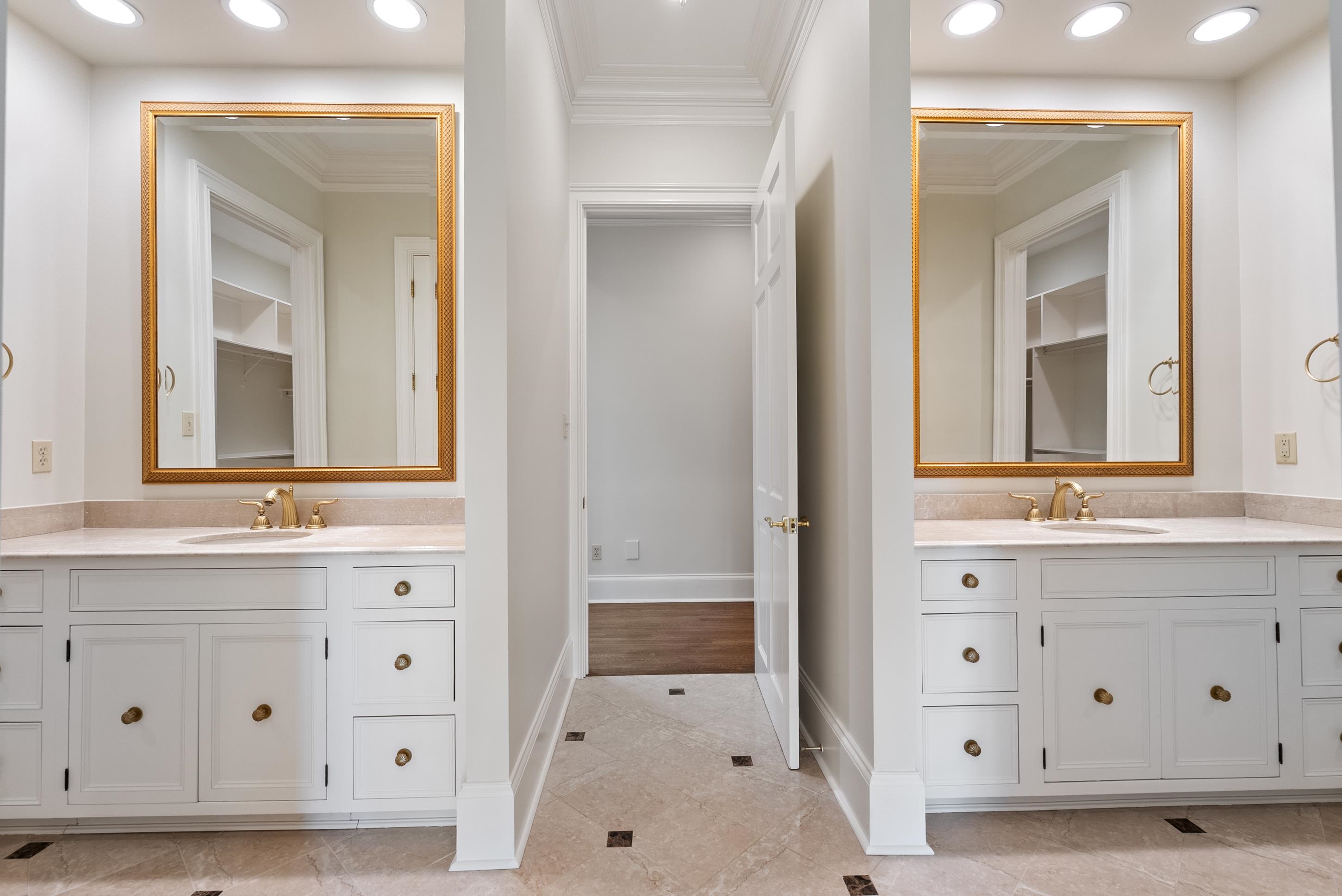 1800 North Collierville Arlington Road Eads, TN 38028 - Photo 20 of 40 a bathroom with a sink vanity and mirror