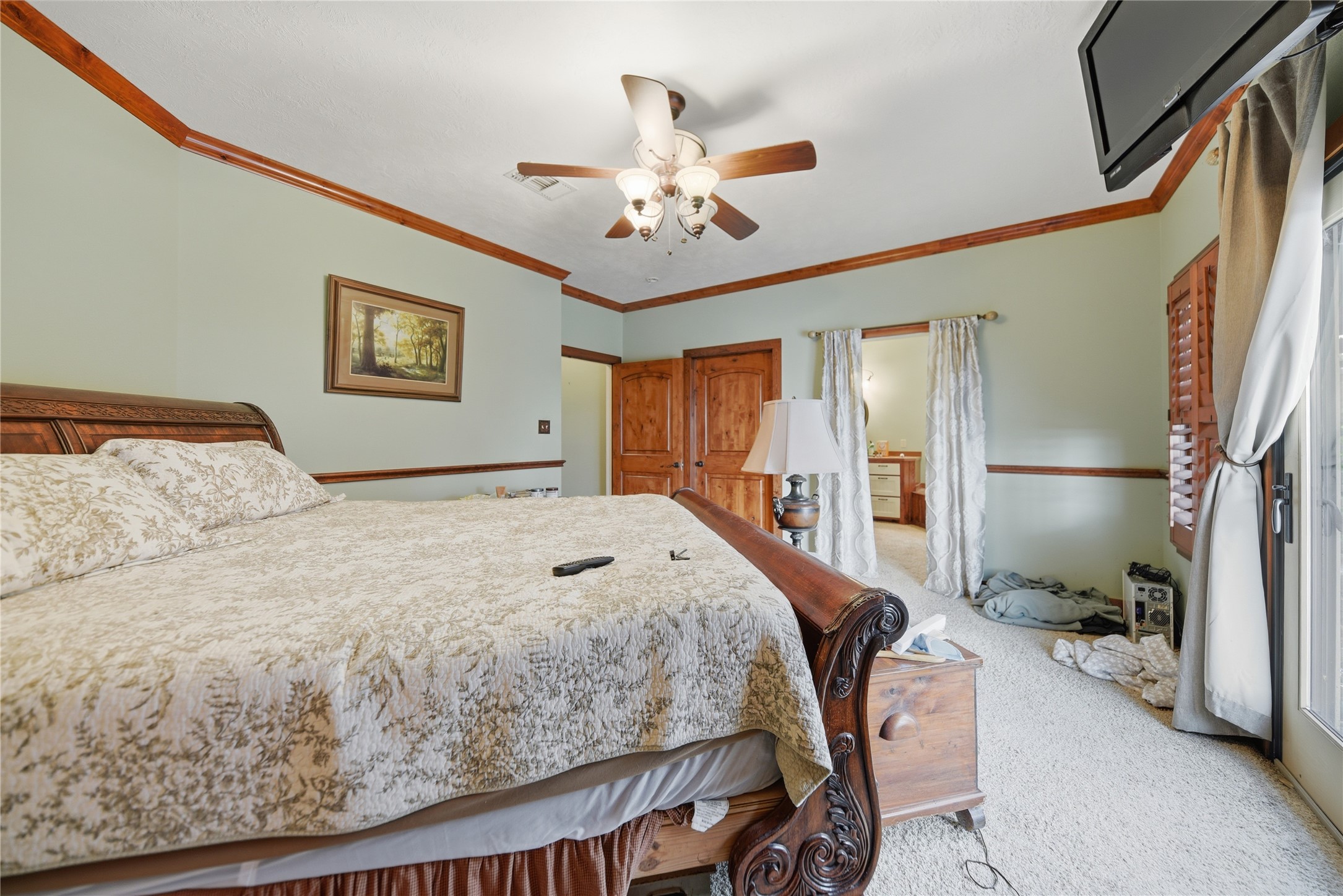 10100 Harmon School Road Burton, TX 77835 - Photo 12 of 26 Main House - Primary Bedroom