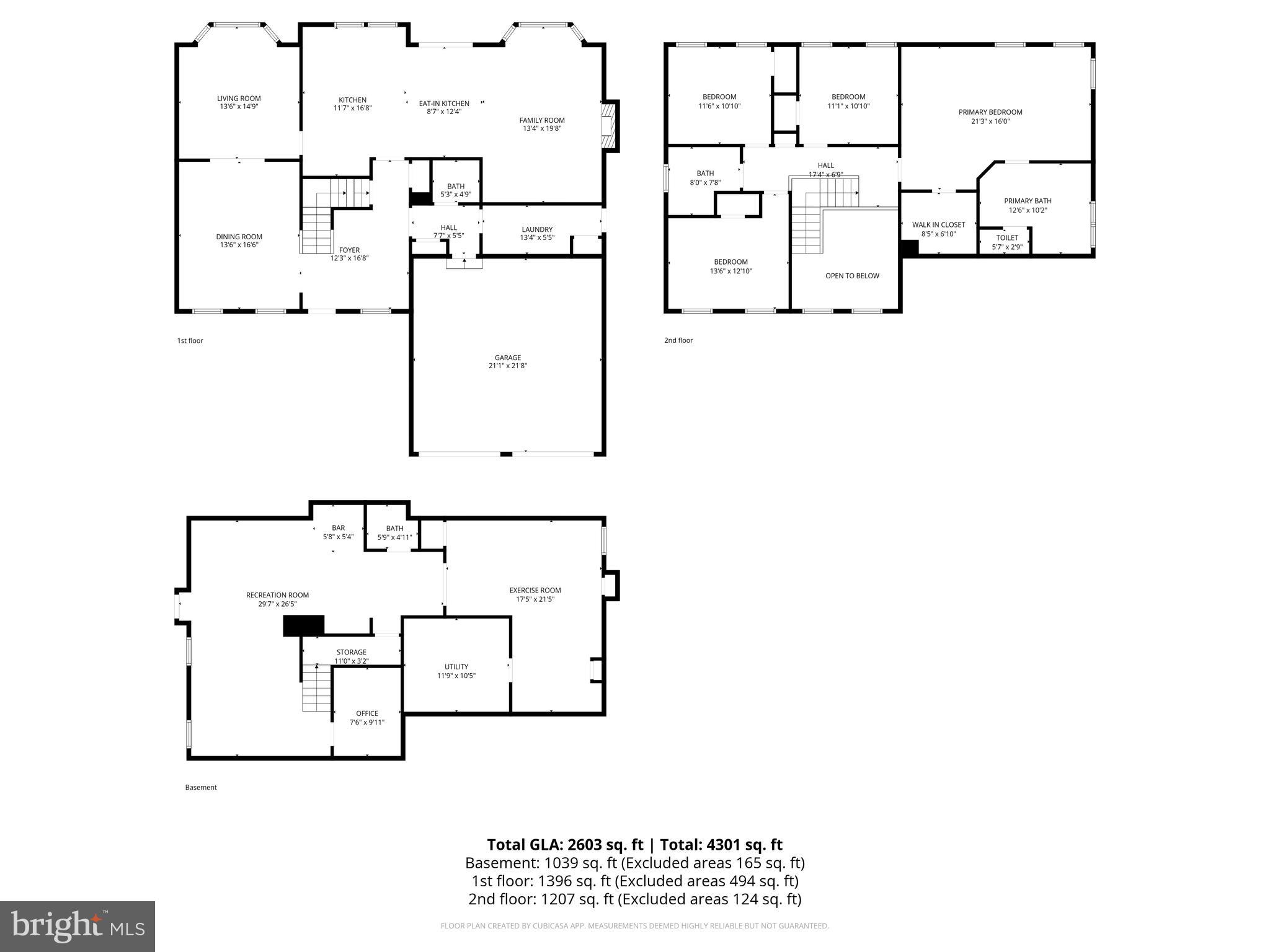 1665 Patrice Circle Crofton, MD 21114 - Photo 55 of 55 a picture of a floor plan