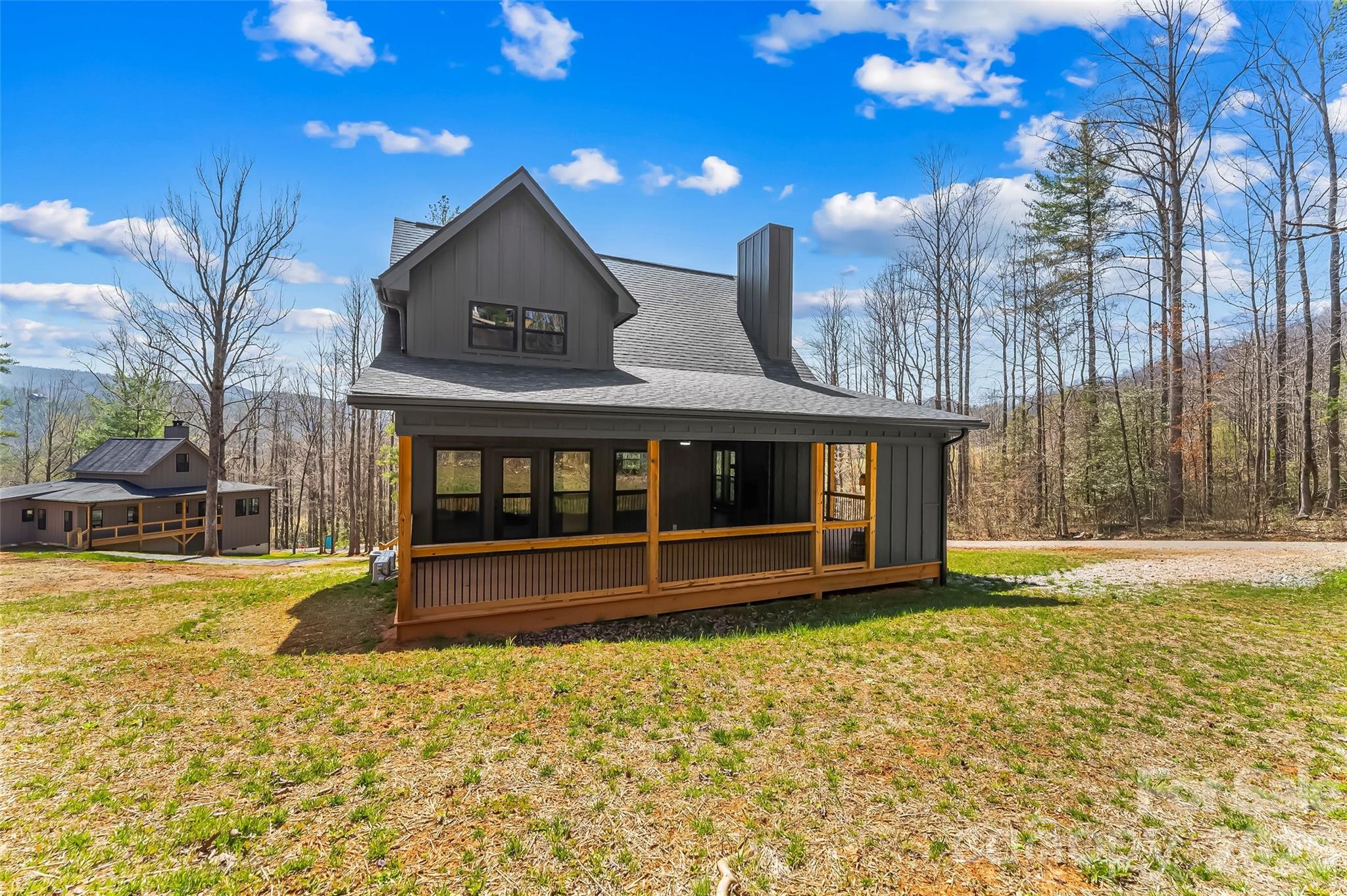 189 Clinchfield Gap Road Marion, NC 28752 - Photo 9 of 42 a view of a house with a yard and roof