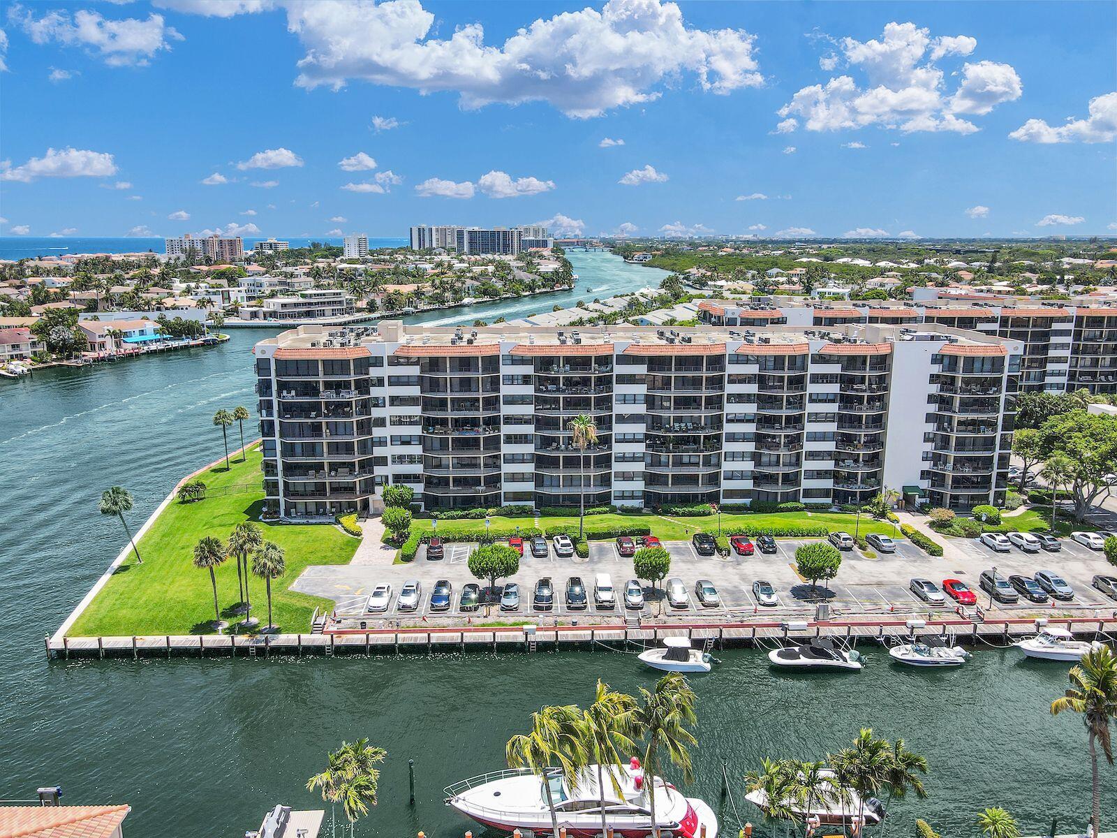 899 Jeffery Street, Unit 601 Boca Raton, FL 33487 - Photo 29 of 47 a view of lake with city