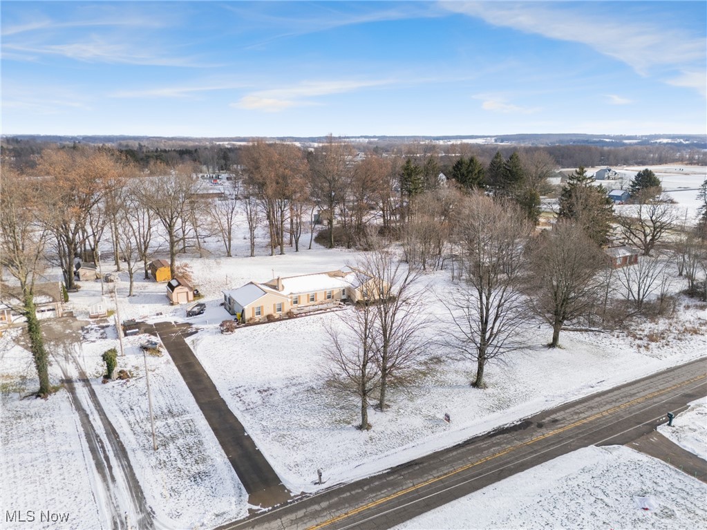 14965 Seacrist Road Salem, OH 44460 - Photo 37 of 43 View of snowy aerial view