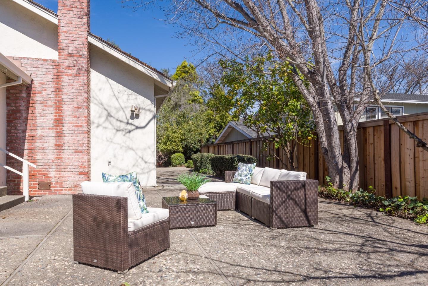 237 Timothy Drive San Carlos, CA 94070 - Photo 25 of 30 a view of a patio with couches and a fire pit and a fire pit