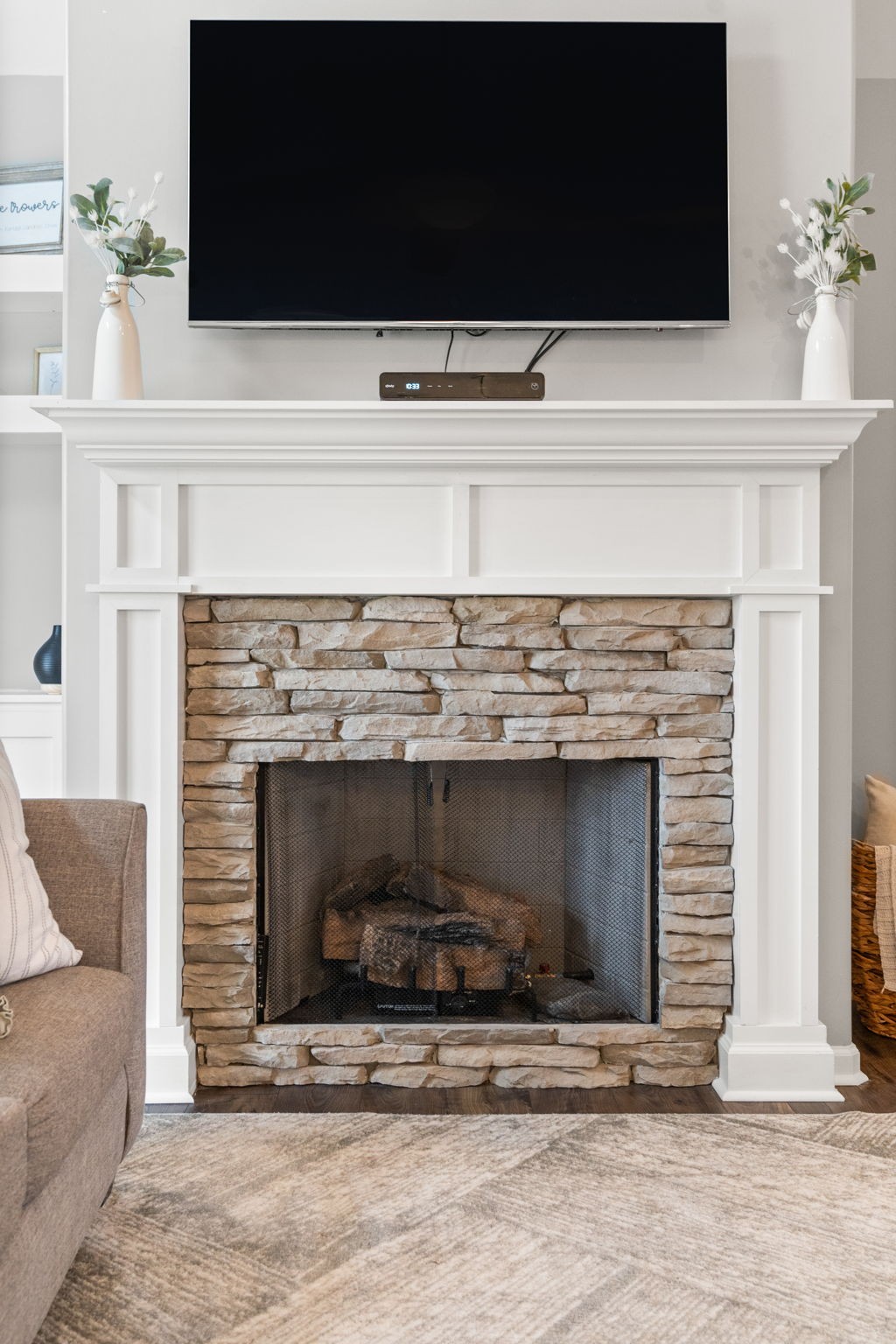 3706 Calista Road White House, TN 37188 - Photo 17 of 55 a fireplace with a fireplace