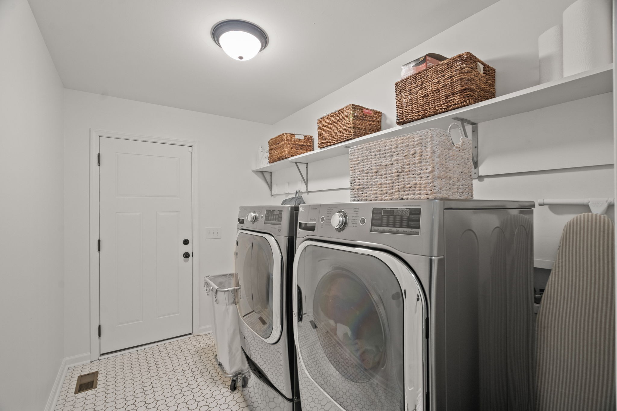 3706 Calista Road White House, TN 37188 - Photo 29 of 55 a view of a storage & utility room with washer and dryer