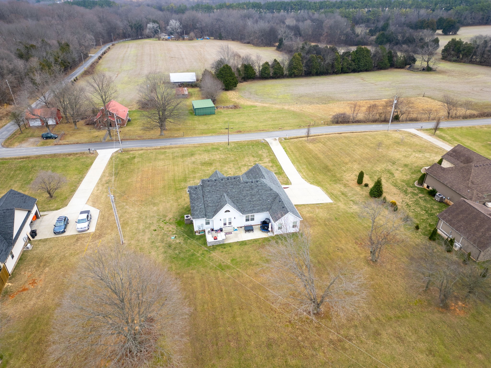 3706 Calista Road White House, TN 37188 - Photo 45 of 55 a view of a swimming pool with a yard