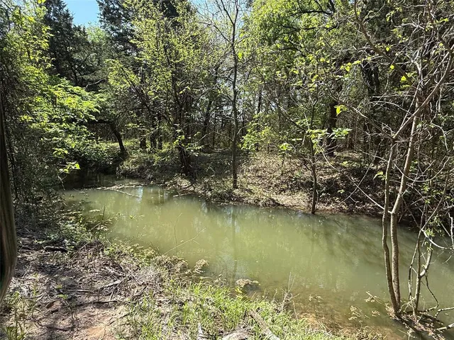 a view of a street with a yard