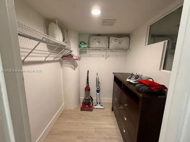 a view of a storage & utility room