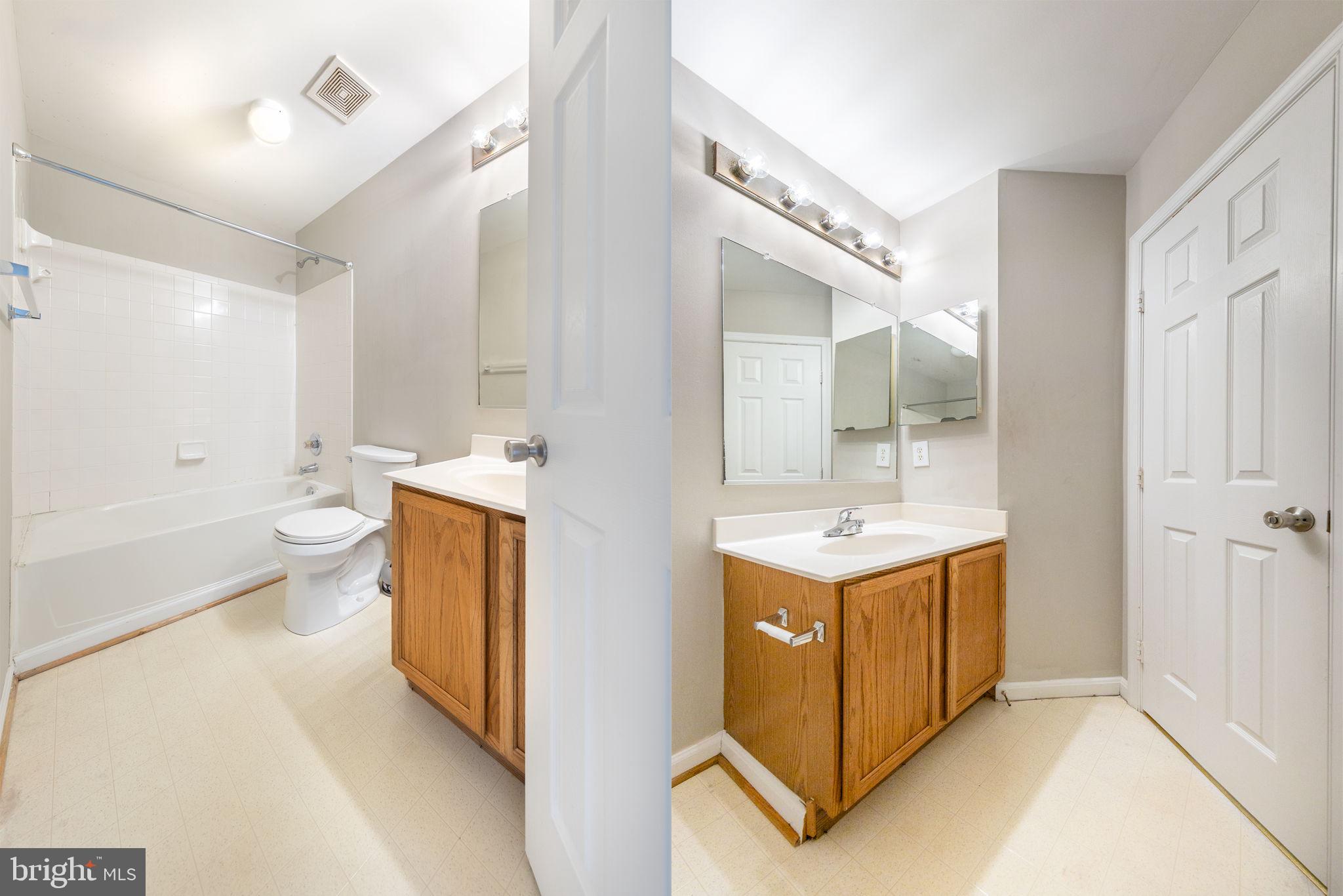 43115 Candlewick Square Leesburg, VA 20176 - Photo 22 of 31 a bathroom with a sink a toilet and shower