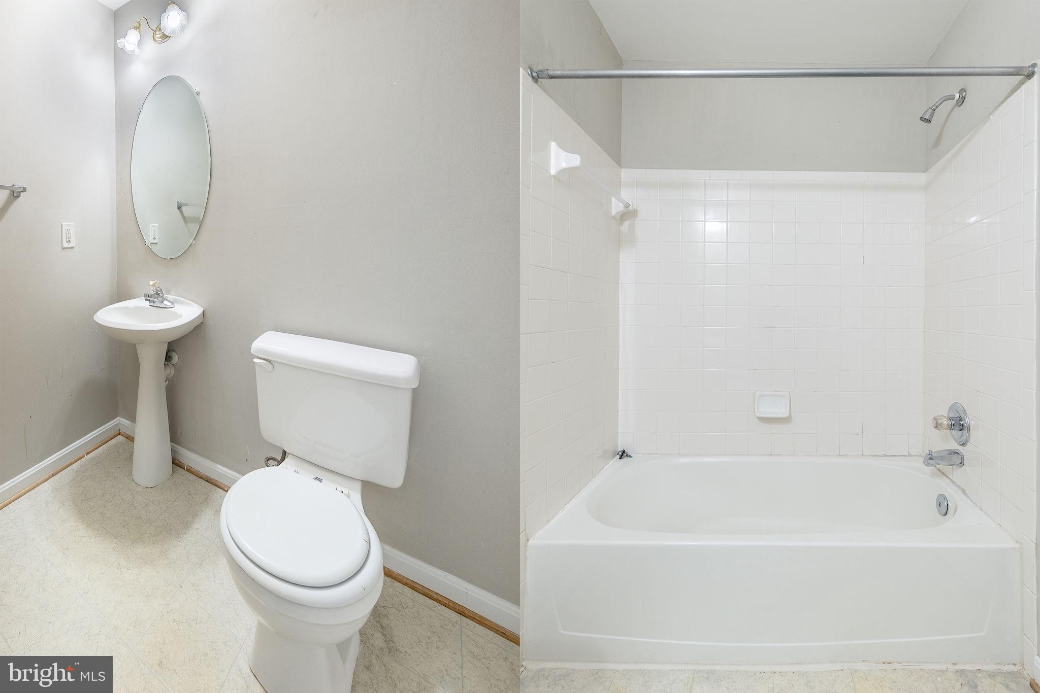 43115 Candlewick Square Leesburg, VA 20176 - Photo 28 of 31 a bathroom with a toilet and a bathtub