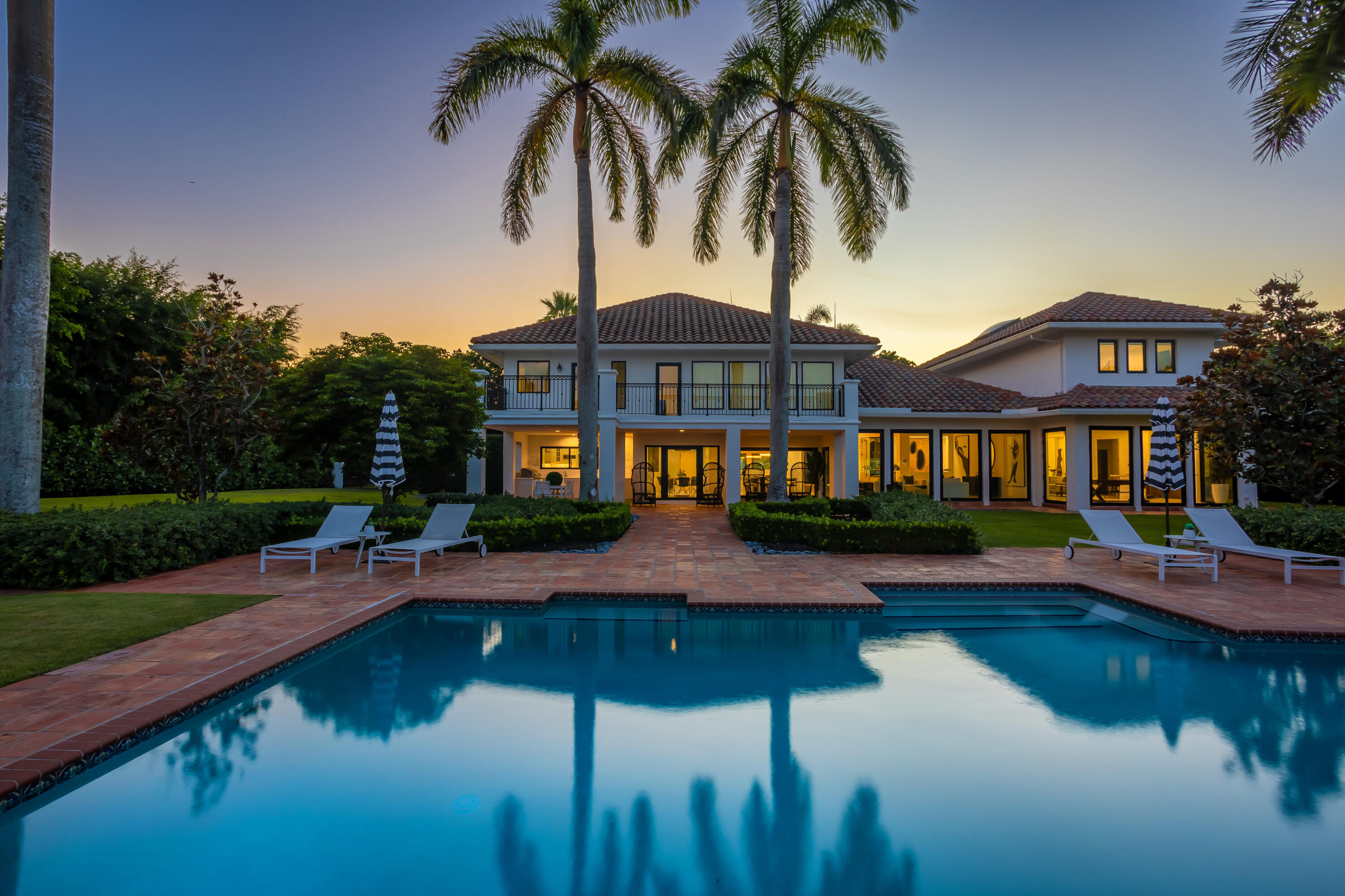 18743 Long Lake Drive Boca Raton, FL 33496 - Photo 78 of 84 a view of house with swimming pool and lake view
