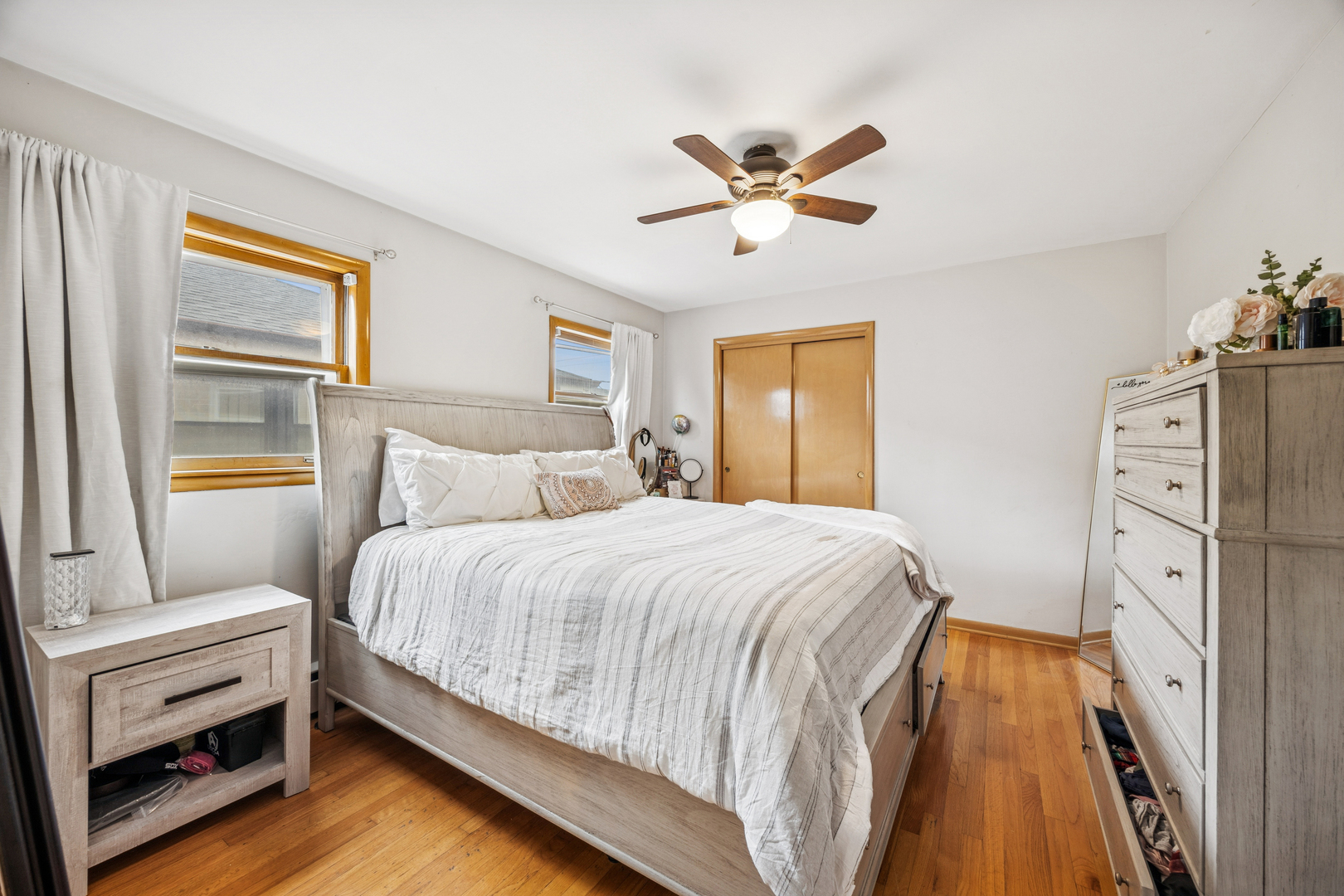 3905 West 68th Place Chicago, IL 60629 - Photo 12 of 27 a bedroom with a bed and a window