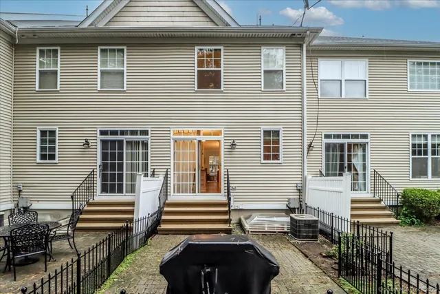 a front view of a house with a balcony