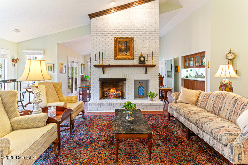 65 Lake Hills Road Pinehurst, NC 28374 - Photo 10 of 43 Hardwood floors and gas fireplace