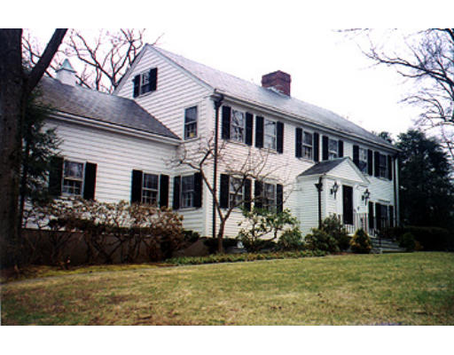 72 Woodcliff Road Wellesley, MA 02481 - Photo 1 of 1 a front view of a house with a garden