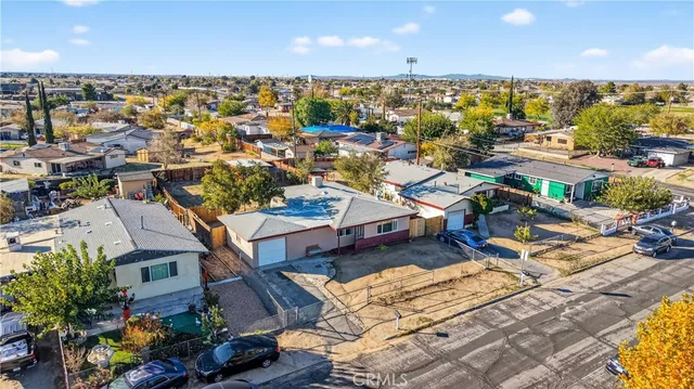 a view of a house with a patio