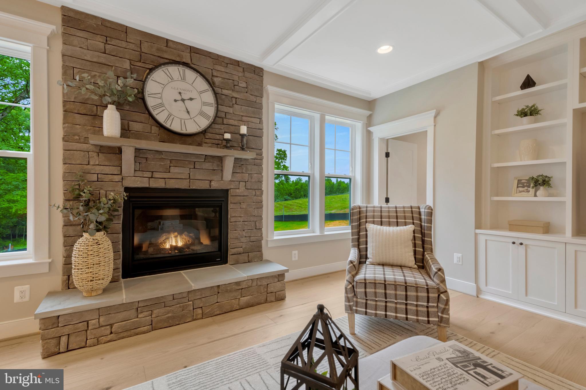 16020 Keymer Hl Court Hamilton, VA 20158 - Photo 38 of 69 a living room with furniture a window and a fireplace