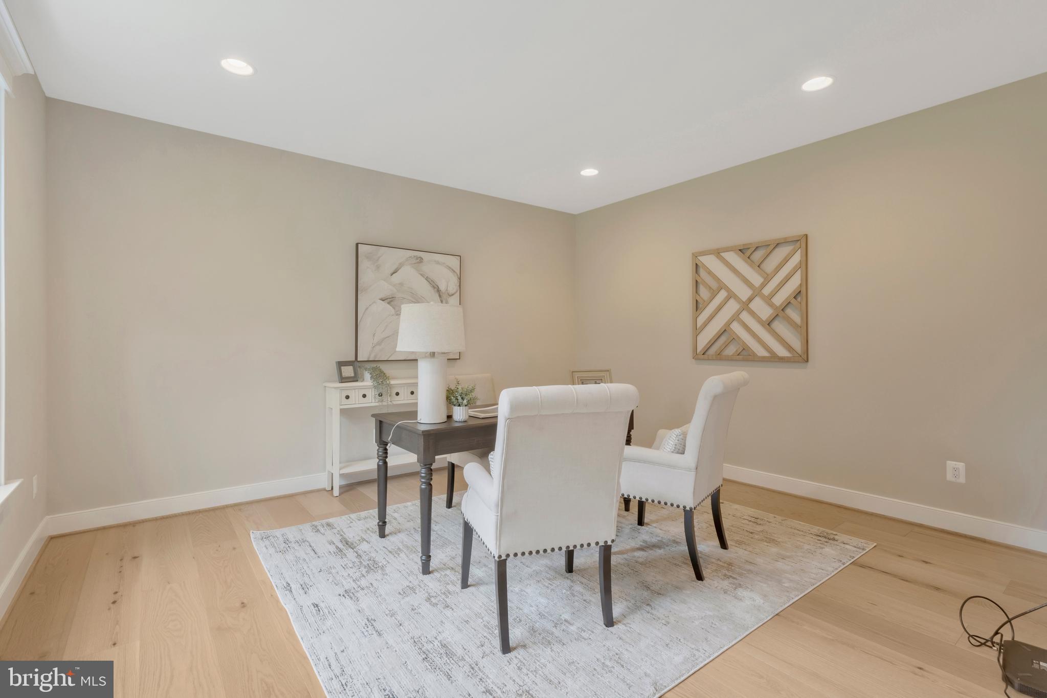 16020 Keymer Hl Court Hamilton, VA 20158 - Photo 40 of 69 a workspace with furniture and wooden floor