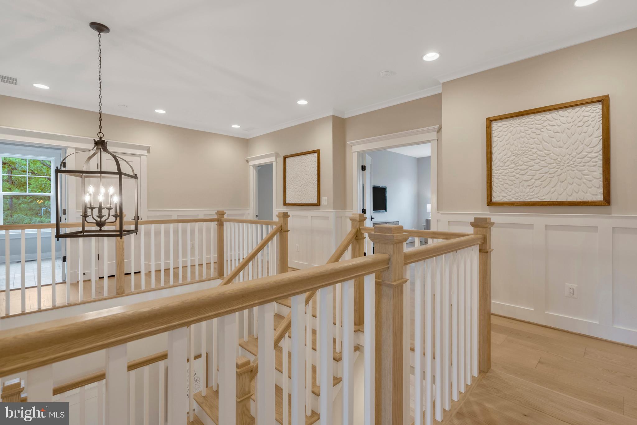 16020 Keymer Hl Court Hamilton, VA 20158 - Photo 56 of 69 a view of a hallway with wooden floor and windows