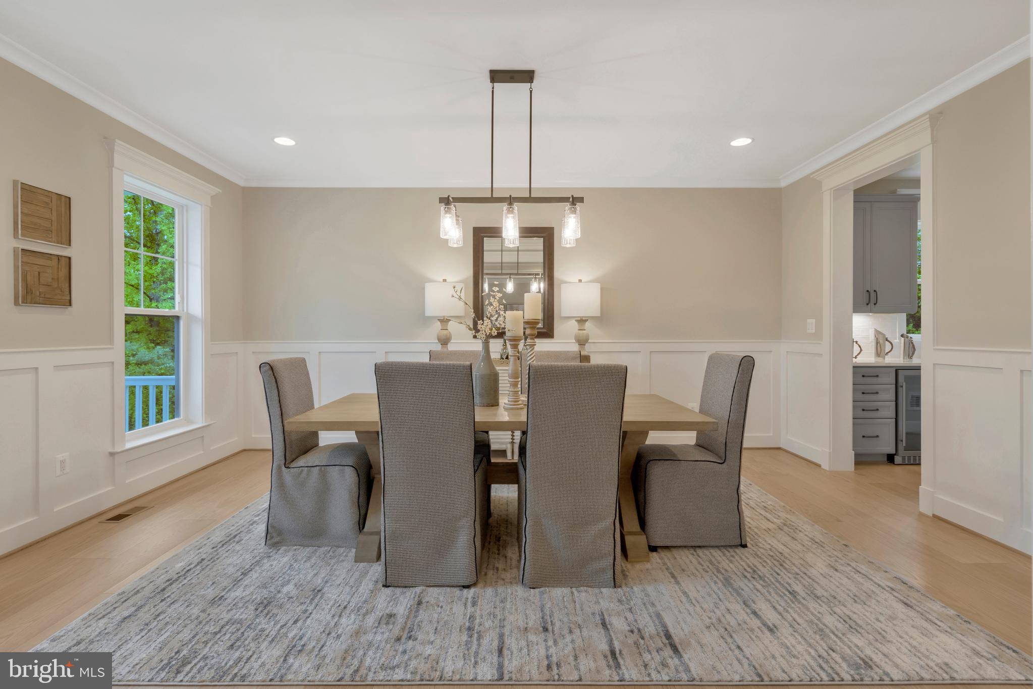 16020 Keymer Hl Court Hamilton, VA 20158 - Photo 8 of 69 a view of a dining room with furniture window and wooden floor