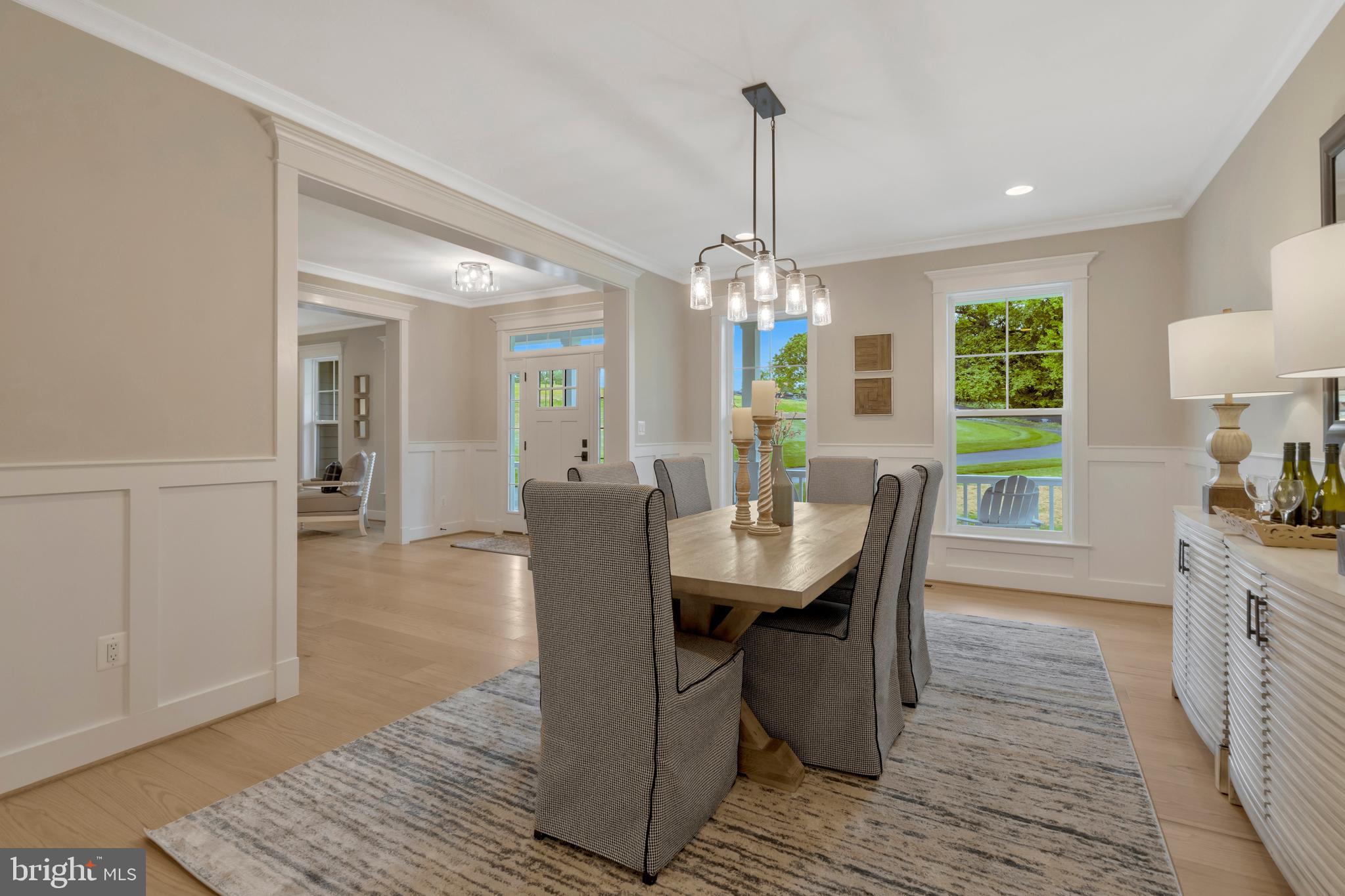 16020 Keymer Hl Court Hamilton, VA 20158 - Photo 10 of 69 a view of a dining room with furniture window and wooden floor