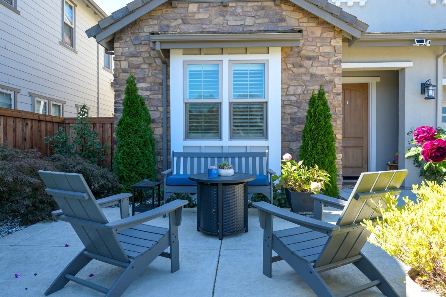 46 Audubon Way Novato, CA 94949 - Photo 3 of 31 a view of a chair and table in the backyard