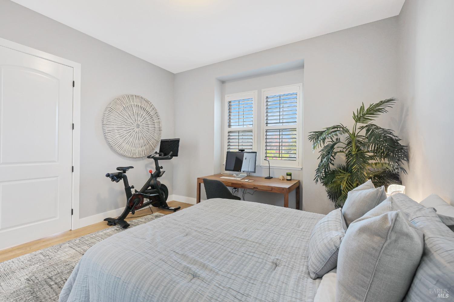 46 Audubon Way Novato, CA 94949 - Photo 6 of 31 a bedroom with bed a table and chair