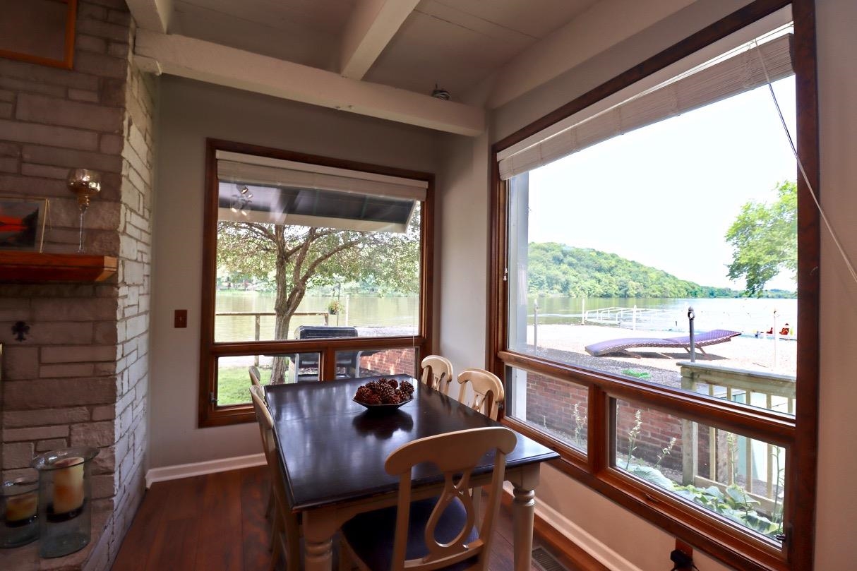 2870 South Riverside Drive Beloit, WI 53511 - Photo 17 of 32 a view of a city from a dining room with furniture window and outside view