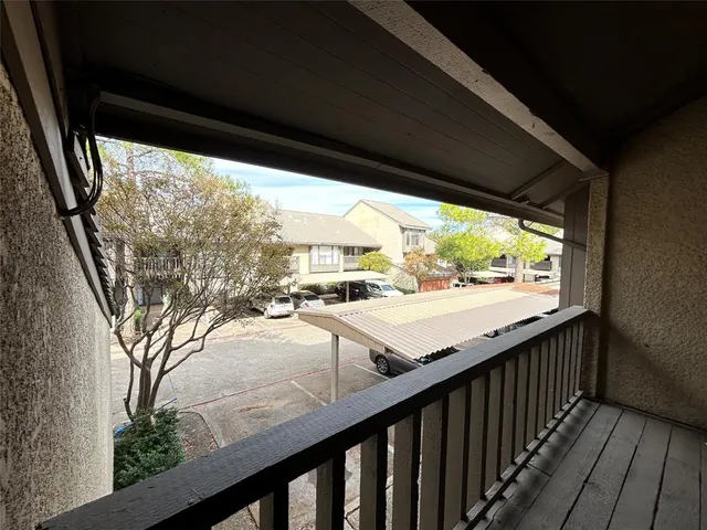 a view of balcony and deck