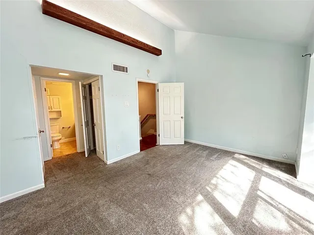 a view of empty room