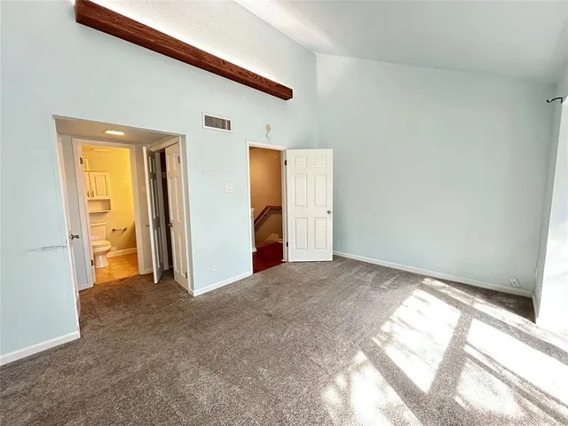 a view of empty room