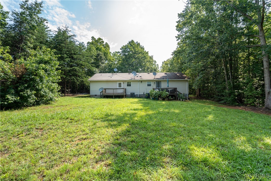 4385 Chappell Road Keysville, VA 23947 - Photo 26 of 29 a aerial view of a house with yard and sitting area
