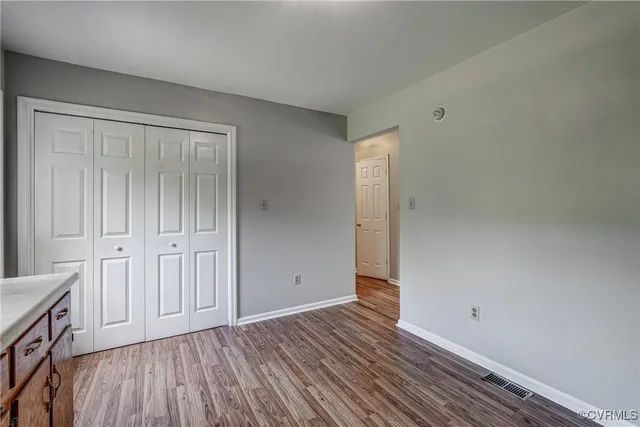 wooden floor in an empty room