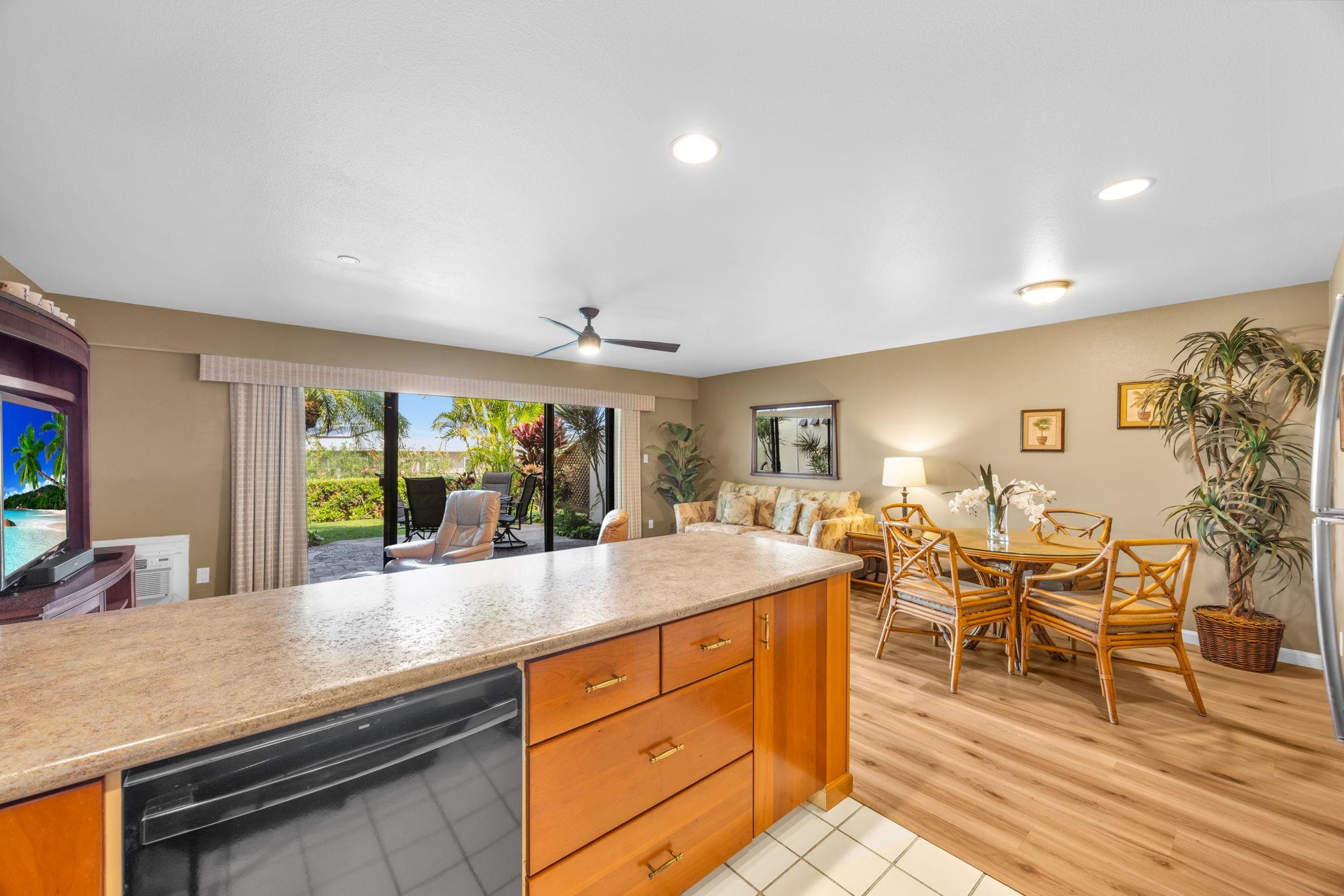 2777 South Kihei Road, Unit L105 Kihei, HI 96753 - Photo 4 of 48 a view of a dining room with furniture window and outside view