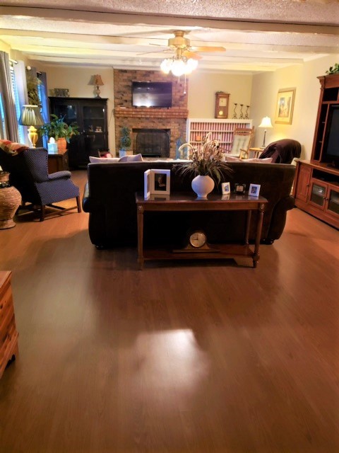 1931 Jarrell Road Lebanon, TN 37087 - Photo 35 of 35 a living room with furniture a fireplace and a large window