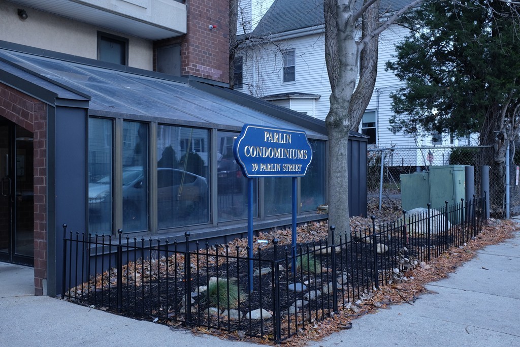 a sign on the side of a building