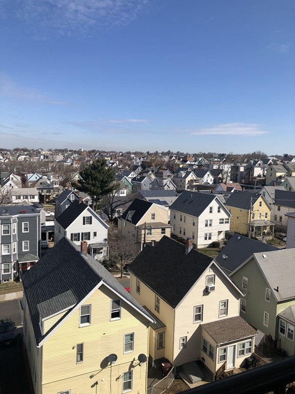 39 Parlin Street, Unit 605 Everett, MA 02149 - Photo 20 of 21 an aerial view of a residential apartment building with a city view