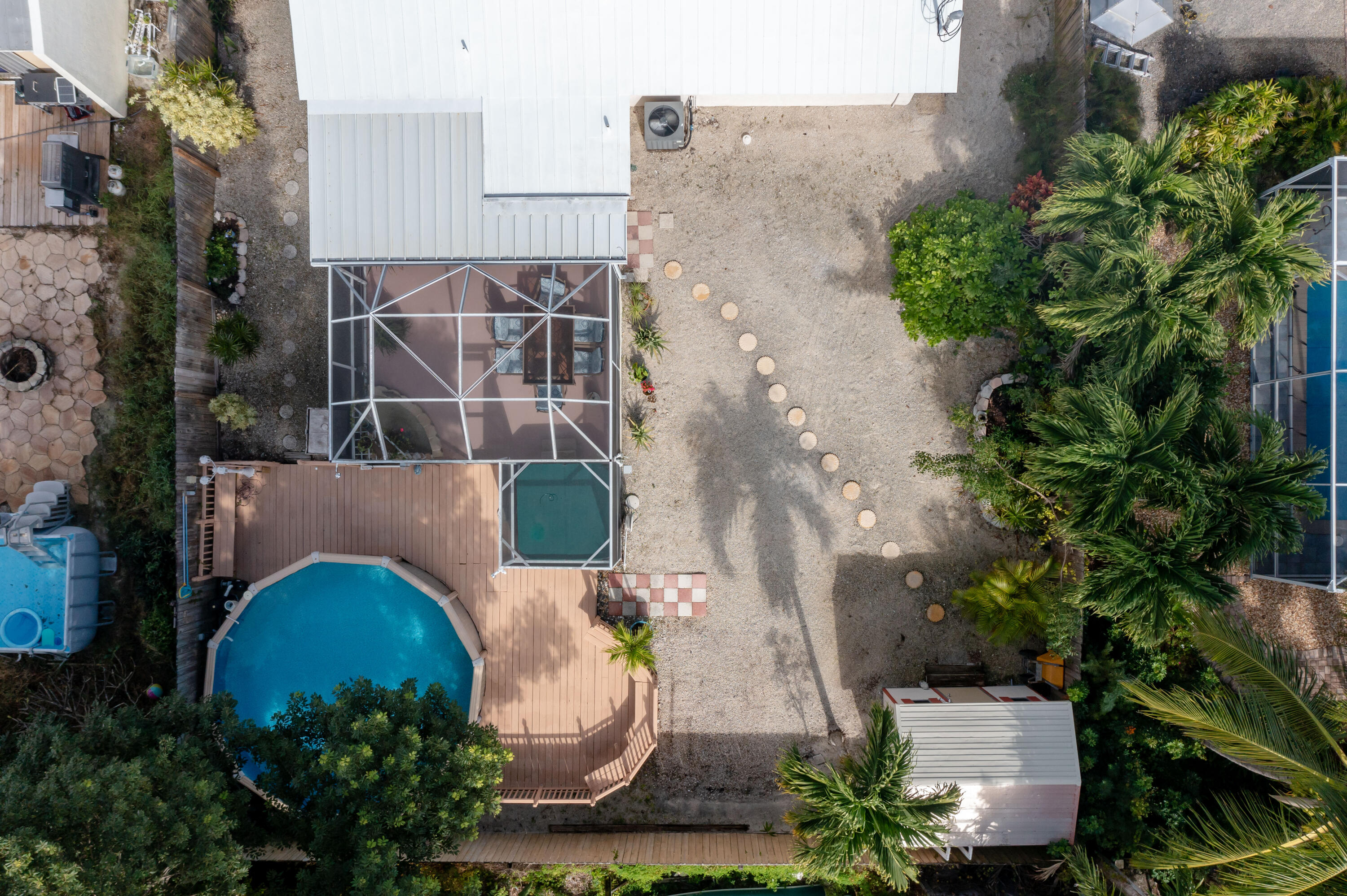 9 Abaco Road Key Largo, FL 33037 - Photo 5 of 24 AERIAL BACK YARD