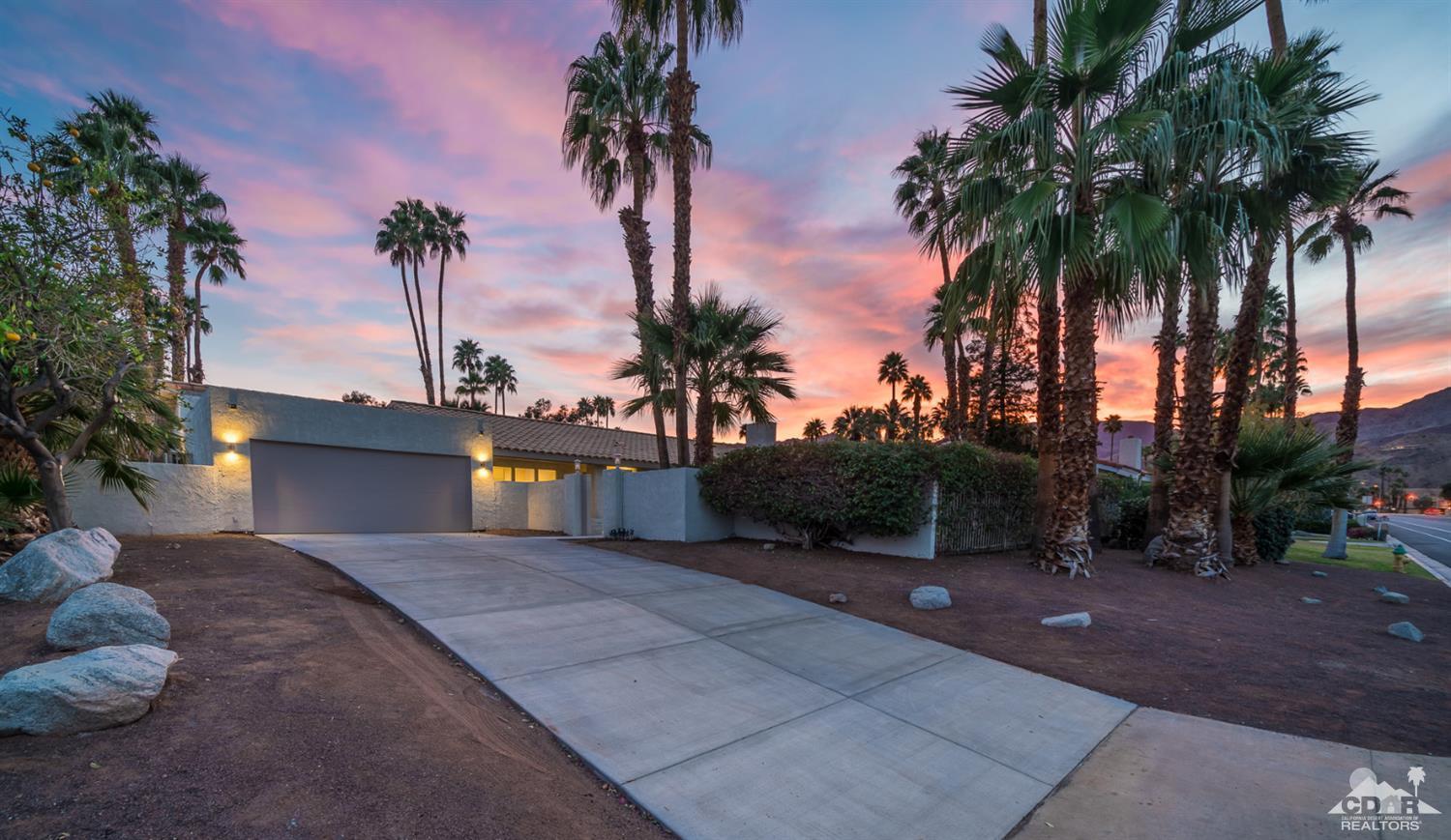 72845 Haystack Road Palm Desert, CA 92260 - Photo 1 of 39 a view of outdoor space with palm trees