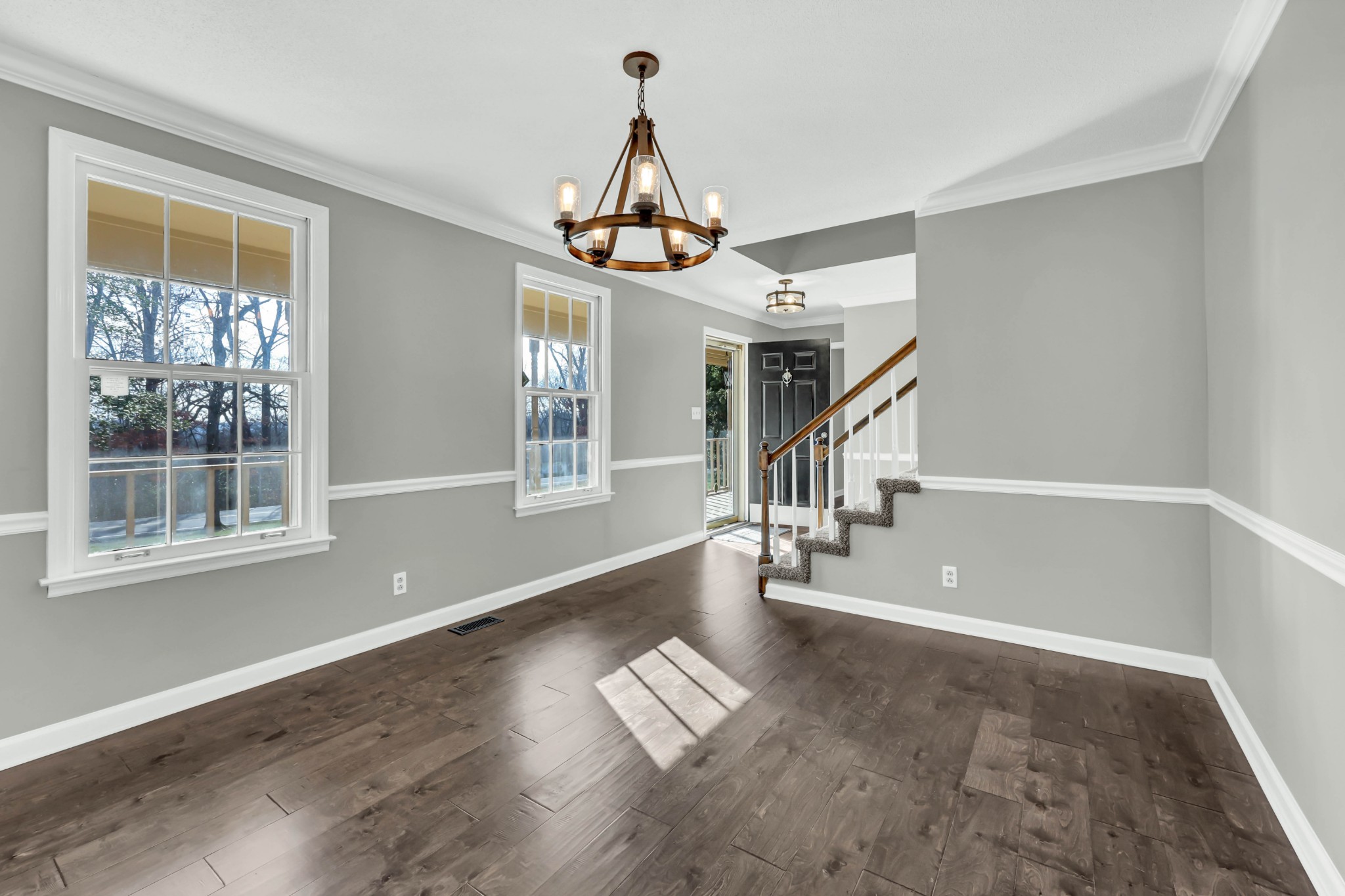407 Idaho Springs Road Clarksville, TN 37043 - Photo 17 of 45 a view of an entryway with wooden floor and door