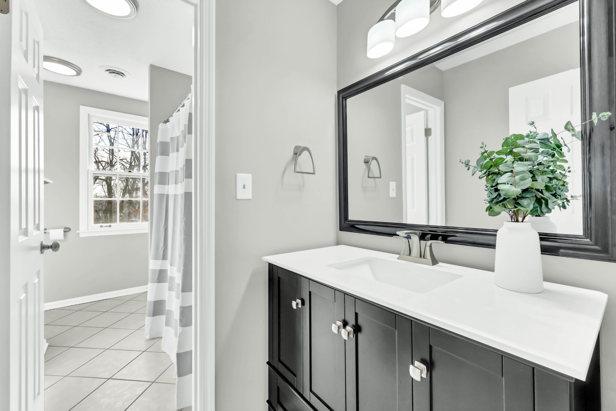 407 Idaho Springs Road Clarksville, TN 37043 - Photo 30 of 45 a bathroom with a sink and a mirror